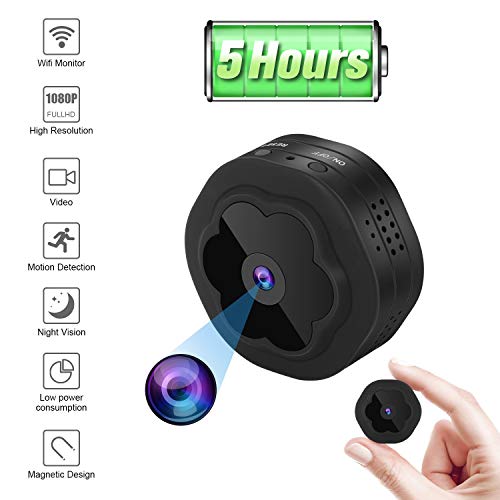 Meilord Mini Spy Hidden Camera WiFi Wireless Camera 2020 Version HD 1080P Portable