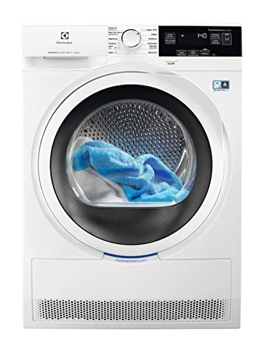Electrolux EW9H3864LB Secadora con Bomba de Calor 8 kg, Tecnología SmartSense, Función de Inicio en Diferido, Motor Inverter, Pantalla LCD, Blanca, Clase A ++