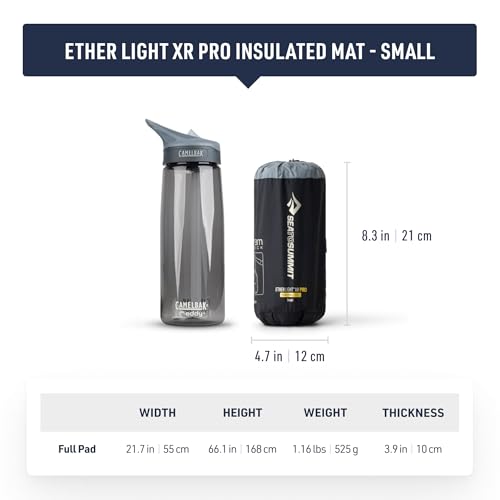Image of Sea to Summit Ether Light XR Pro Insulated Sleeping Pad, Tapered - Small (66 x 21.5 x 4 inches)