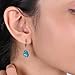 Gempires Neon Apatite Gemstone Earrings Raw Crystal Handmade Jewelry Hypoallergenic Gold Plated Lightweight Western Fashion Jewelry For Women