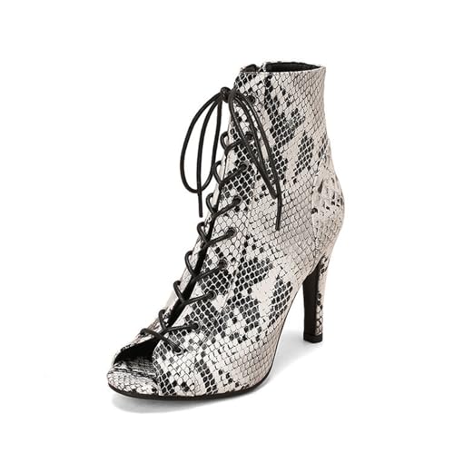 Bottes de mode pour femmes avec finitions soignées et talons hauts de 9.5CM