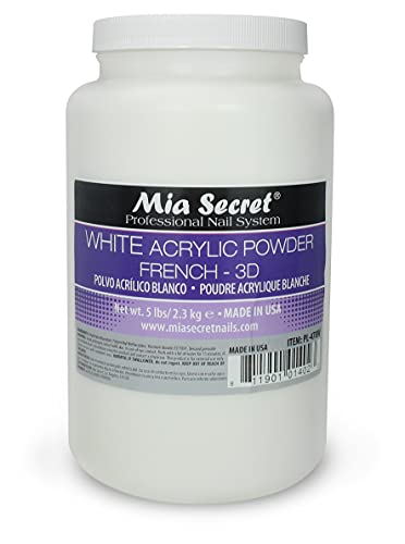 Mia Secret White Acrylic Powder (5Lbs) #TOP9