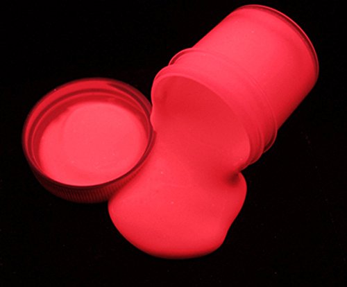 Glow In The Dark Paint, Luminous Glowing Profx Red 1 Ounce #TOP1