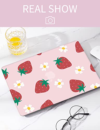 Seorsok Compatible With Macbook Pro 13 Inch Laptop Case 2020 2019 2018 2017 2016 Release A2159/A1989/A1706/A1708 Laptop Hard Shell Case & Keyboard Cover,Cute Lovely Fruit #TOP2