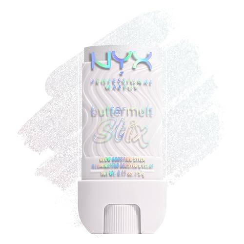 NYX Professional Makeup Buttermelt Highlighter Stix - Stick onctueux - Effet glowy - Texture ultra-fondante - Tenue 8H - Fini naturel sans effet gras - Teinte : That's So Melt