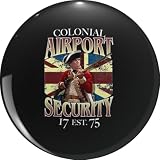 Revolutionary Airports Colonial Security Veteran Trump Quote Metal Lapel Hat Pin Tie Tack Pinback 0.75"