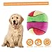 BCOATH Soft Plush Dog Chew Ball Fluffy Teething for Dogs Squeaky Household Dog for Playtime and Chewing Fun Durable Entertaining