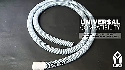 Image of LSRP'S Universal Fit 3 Meter Fully Automatic Front Load Drain Pipe /Extension Suitable With Front Load Washing Machine All Brands IFB, Bosch, LG, Samsung, IFB washing machine parts & accessories