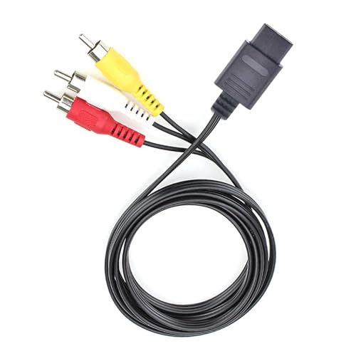 1,8 m AV TV ljudvideokabel, spelkonsol ansluten till TV-kabel för Nintendo 64/Super Famicom konsol HDMI-adapter