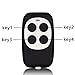 XIHADA Universal Garage Door Opener Remote Universal Gate Opener Remote Control Homelink Cloning Programmable Learning 4-Buttons Multi Frequency 280MHZ-868MHZ (1 PC, White 5)