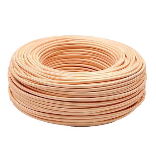 Cable eléctrico trenzado premium texturizado oro rosa de 2 núcleos 0.75mm²