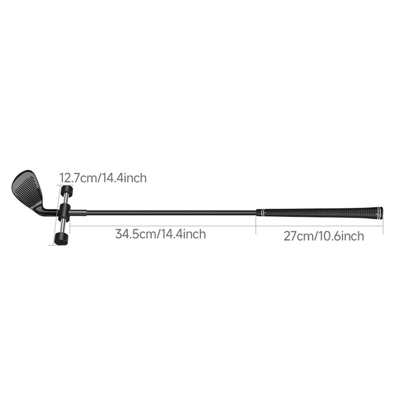 Ejoyous Entrenador de Velocidad de Swing de Golf con Eje Flexible, Herramienta de Práctica de Tempo de Golf con Agarre Antideslizante y Retroalimentación de Sonido, Goma de Fibra de Vidrio de Acero