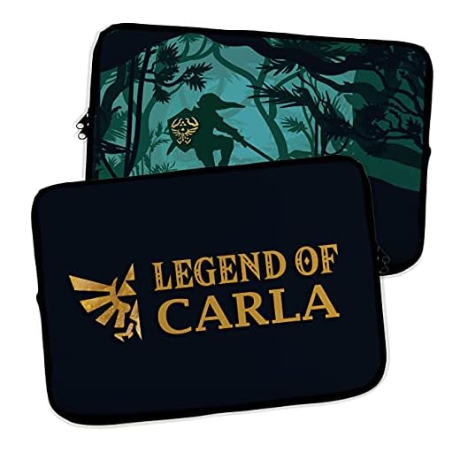Funda Portátil y Tablet. Funda de Neopreno. Regalo Personalizado con Nombre. Funda Ordenador. Varios tamaños. Legend of Zelda