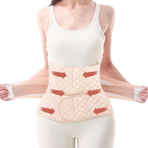 Image of Trendyline Postpartum Belly Band Wrap: Abdominal Binder Post Surgery Postpartum Belly Wrap Post Partum Binder - C Section Recovery Support Belt Postpartum Girdle Stomach Hysterectomy Belly Band