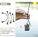 Toddmomy 100pcs Fishing Wire Leaders Portable Bite Fishing Lines Wire Lengths for Hooks and Lures Lightweight and Tackle
