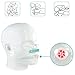 25pcs CPR Face Shield Mask Keychain Keying CPR Face Shields Pocket Mask for First Aid or CPR Training (Red-25)
