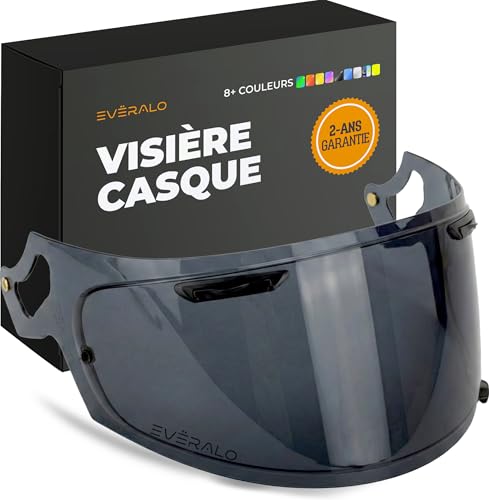 Everalo Visière compatible avec Arai Chaser X - Rx7v - Rx7x - Quantic - Quantum X - Concept X - Concept Xe - Renegade V - Profile V - Qv Pro - Vas V –...