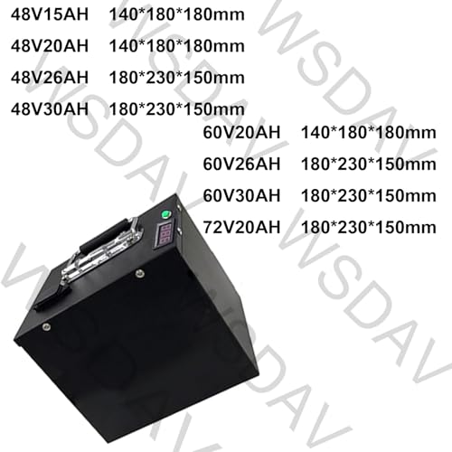 Batterie lithium 48V 15Ah de remplacement pour panne de cyclomoteur