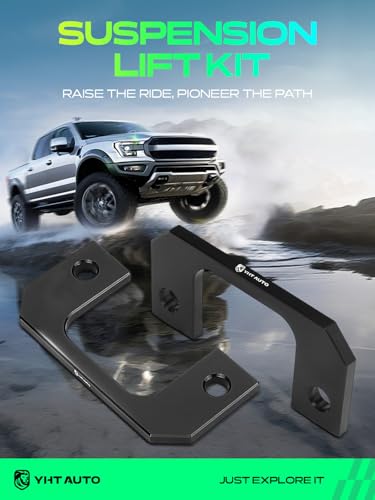 Image of YHTAUTO 1 /2 Inch Front Leveling Lift Kit for Chevrolet, GMC | Compatible with 2007-2024 Silverado 1500 & Sierra & Tahoe, RWD /4WD | Raise the Front By 1 /2 Inch, w /Hardware Kit, Set of 2