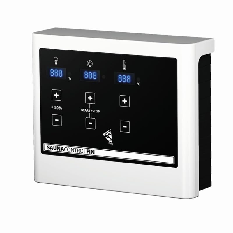 Karibu Sauna Extérieur Quadro 1 | 2-4 Places, Bois Massif 38mm, Poêle 9kW, Porte en Verre Bronzé | Dimensions 199x175cm, Plancher Inclus, Montage Emboîtement