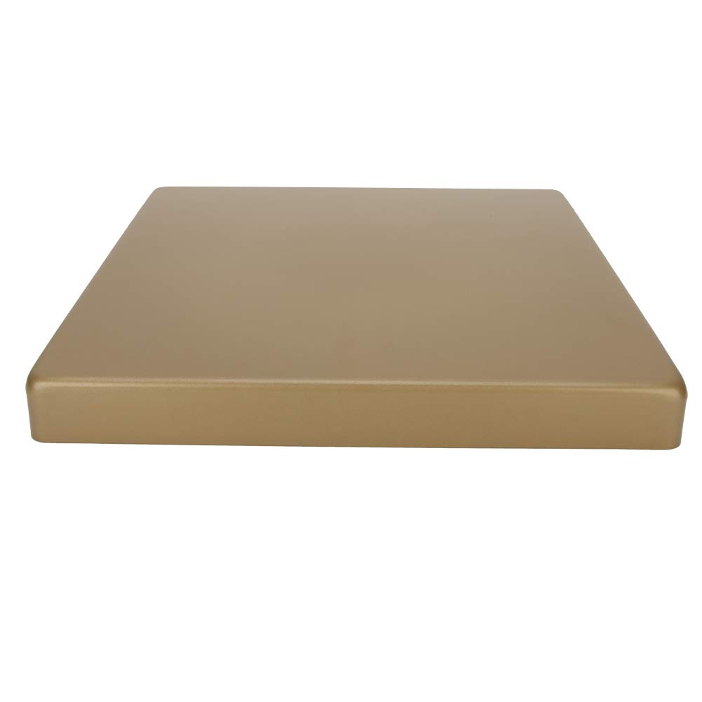 28x28x3 cm Teglia antiaderente in lega di alluminio dorata di forma quadrata Teglia per pane e pizza Strumento da forno