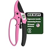 EZ Kut Heavy Duty Pruners Ratchet Hand Pruner with Ratcheting Action Great Garden Hand Tool Clippers Gardening pruners arthritis tools Ratcheting Anvil Hand Pruner Pruning Shears Heavy Duty Since 1988