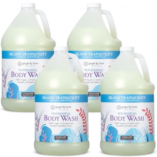 Image of Ginger Lily Farms Botanicals Body Wash, 128oz /4pk, Island Tranquility