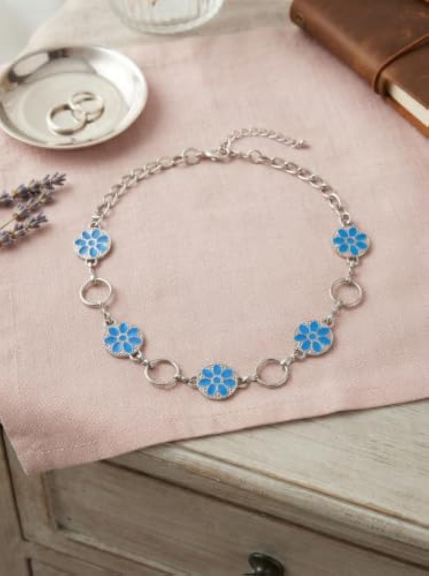 Latest Indian Western Enamel Oxidised Silver Jewellery