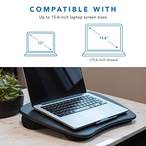 Lapgear Basic Lap Desk With Device Ledge And Cushion - Black - Style No. 44308 #TOP1