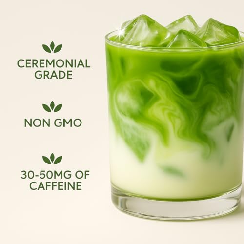 Jafe Matcha Ceremonial Grade Aaa Green Tea Powder, Highest Grade, Recyclable Tinplate Container, 30G (30G) - 5