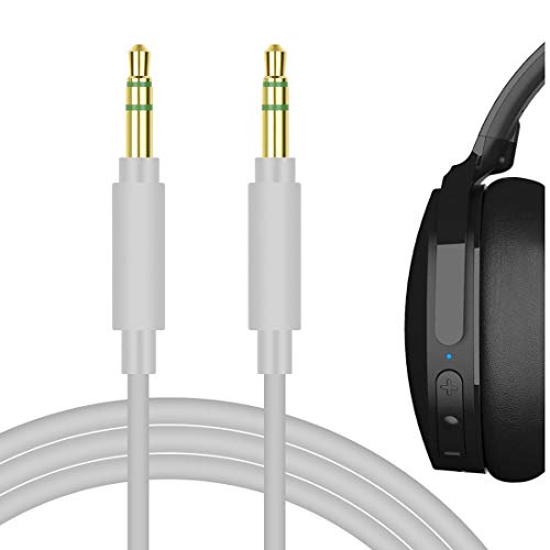 Geekria QuickFit Audio Cable for SkÃ¼llcandy Crusher Evo, Crusher, Crusher ANC, Hesh 3, Hesh 2, Hesh, Venue, Grind, Aviator Headphones Cable, 3.5mm AUX Replacement Stereo Cord (Grey 5.6FT)