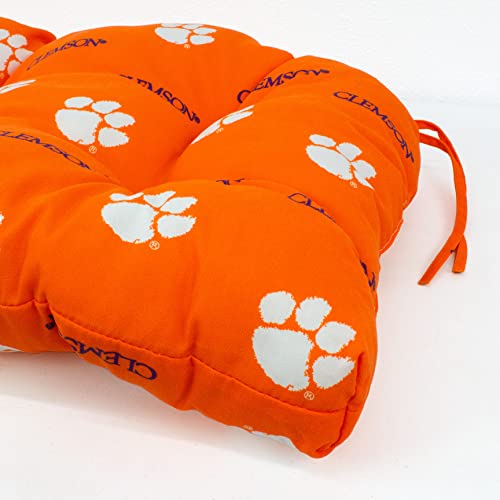 Image of College Covers Everything Comfy Clemson Tigers Indoor Outdoor Settee Loveseat Bench Cushions