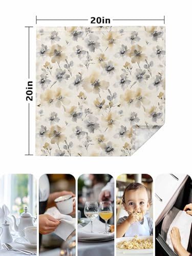 Servilletas de Tela 20x20 Pulgadas Set x6 Beige miniatura 5