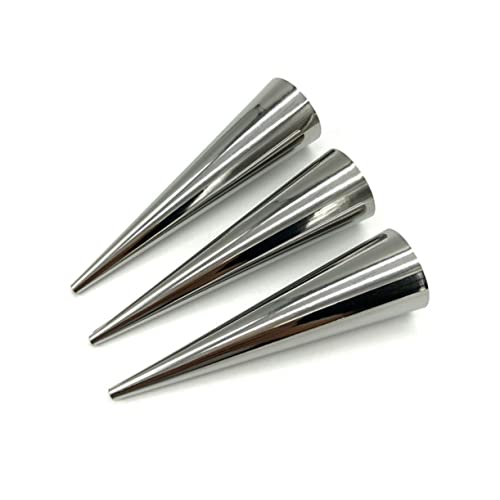 BESPORTBLE 18pcs Cake Horn Baking Cannoli Tubes Desserts Horn Tube Metal Cream Horn Molds Cannoli Molds Bread Tubes Croissants Forms for Baking Pastry Horn Molds Acopes Cone Denmark