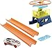 Hot Wheels Track Builder Playset Drone Lift-Off Pack, 6 Component Parts, Includes 1:64 Scale Toy Car