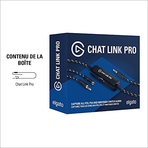 Elgato Chat Link Pro câble audio 2 5 3 5mm 2 x 3.5mm Neuf - vue 8