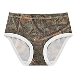JHKKU Girls' Camo Briefs Underwear Soft Cotton Kids Breathable Comfort Panties Toddler Undies 6Y