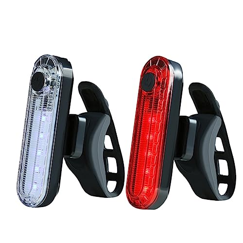 NAMOARLY Rechargeable Taillight Bright LED Rear Safety Warning Light for Night Riding Accessories Compatible with Power Bank Mobile Chargers Compact Design for