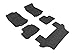 3D MAXpider Custom Fit Classic Floor Mat (Black) for 2006-2012 Mercedes-Benz R-Class - 1ST Row 2ND Row 3RD Row