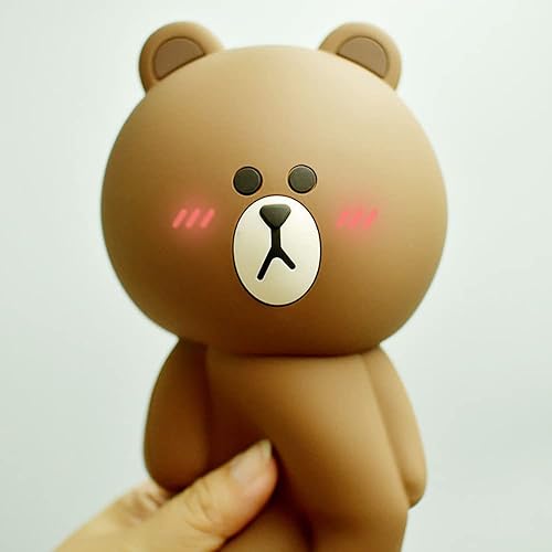 Miniatura 3 de Estuche de lápices con diseño de oso marrón, diseño de oso marrón, estuche de lápices Kawaii de anime para niñas y niños, bolsa de almacenamiento