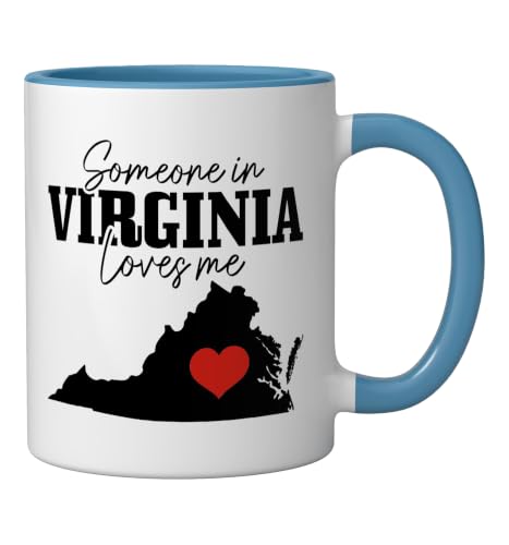 Taza cerámica azul y blanca 11 oz miniatura 2