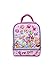 Shopkins Dual Compartment Insulated Pink Lunch Bag