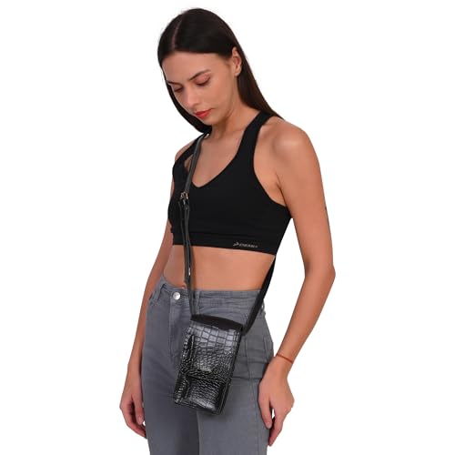 Image of LEEZEL Women's Girls Wallet Sling Bag for Mobile Cell Phone Holder