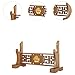 kowaku Samurai Sword Stand Wooden Frame Rack Sword Support Bracket Sword Display Stand for Lightsaber Tanto Office Room Dojo, 1 Tier