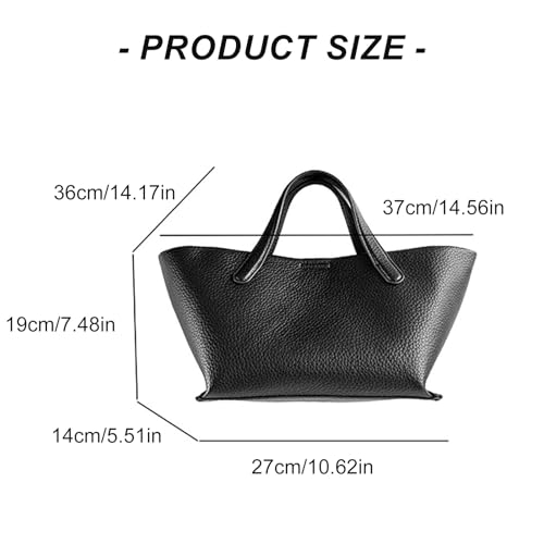 Sac à main en cuir synthétique spacieux avec fermeture pression