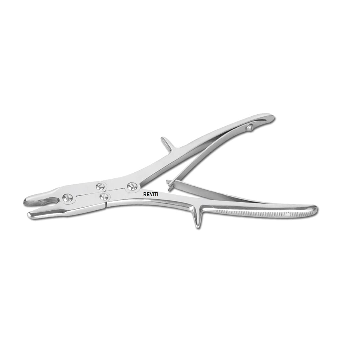 by Hospiclub Orthopaedic Bone Nibbler Rongeur Straight Double Action Stainless Steel Orthopedic/Spine Surgical Instrument (STRAIGHT)