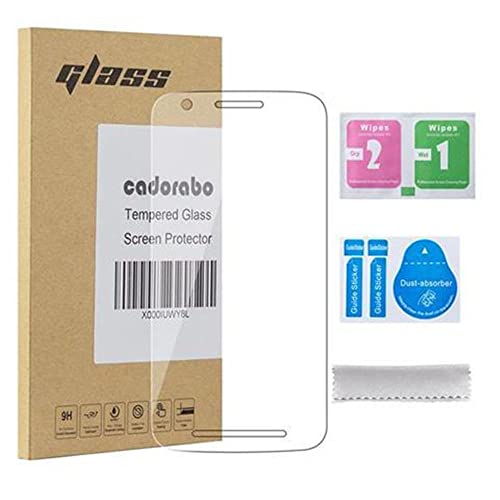 Cadorabo Vidrio templado compatible con Motorola MOTO E3 en TRANSPARENCIA ELEVADA - Vidrio protector de pantalla (Tempered) en dureza 9H con compatibilidad touch 3D