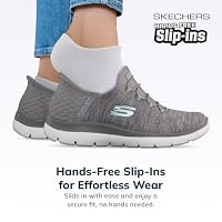 Skechers Women's Summits Hands-Free Slip-Ins – Memory Foam Insole, Heel Pillow, Vegan Materials Sneaker, Grey Mint, 6 — image 2