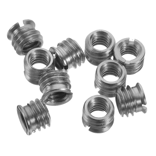 Image of SECFOU 10pcs Tripod Screw Adapter Camera Thread Converter for Mic Stands and Video Lighting Equipment Easy Installation Versatile Use