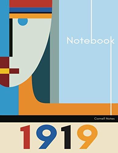Cornell Notes Notebook: Note Taking System For Lecture and Meetings with College Ruled Lines, Index & 100 Numbered Pages: Beautiful Journal To Write ... Creativity With a Bauhaus Minimalism Theme